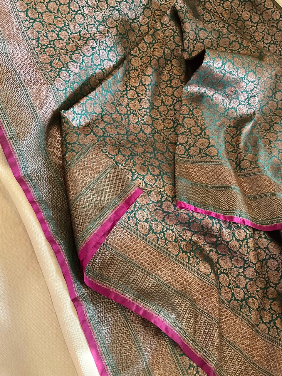 Banarasi Semi Silk Saree | Studio Ribbons