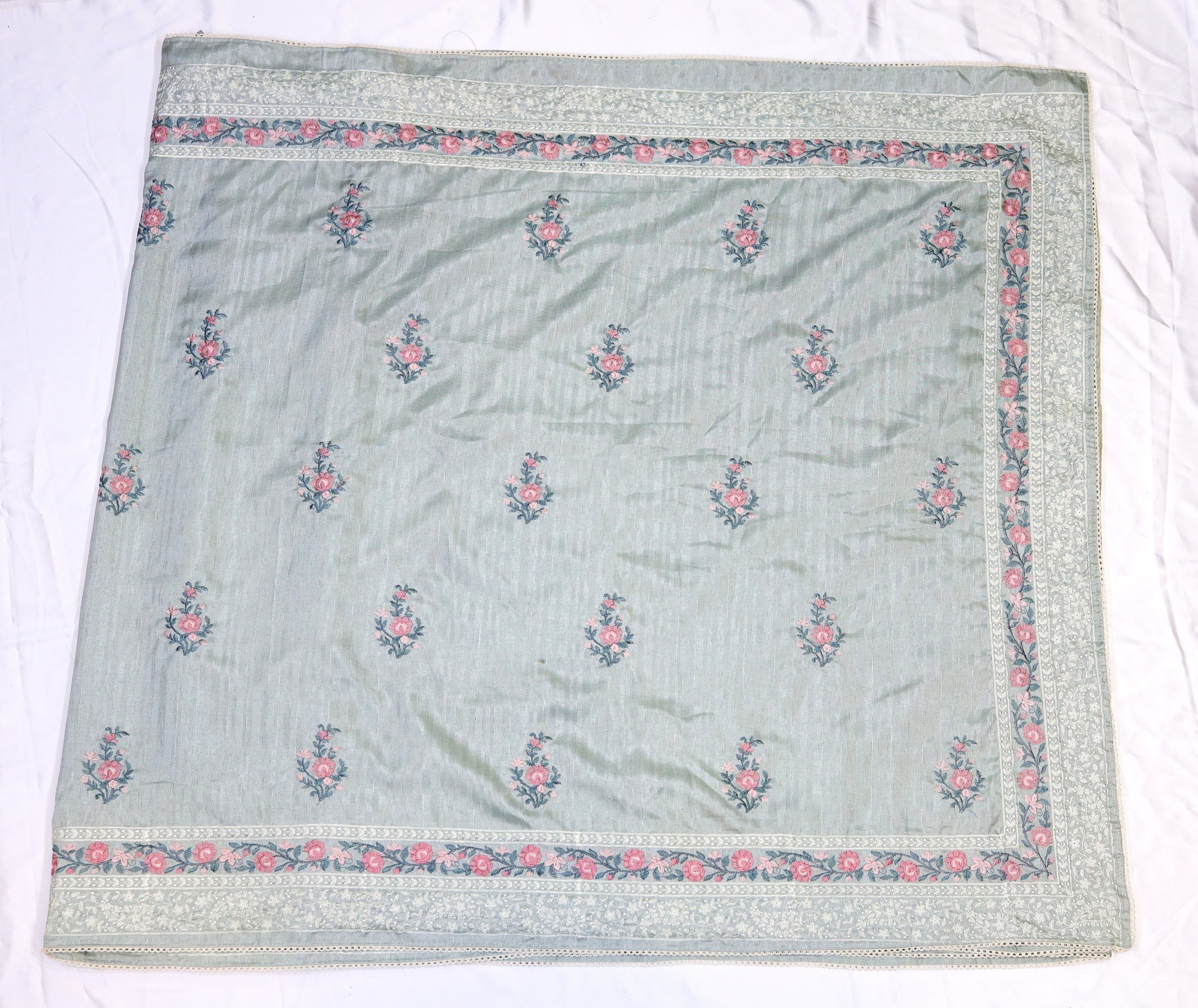 Embroidery Semi Silk Saree