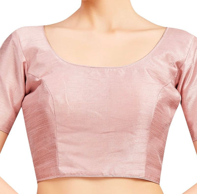 Classic Round Neck BlouseSimple, timeless round neckline suitable for all sarees.