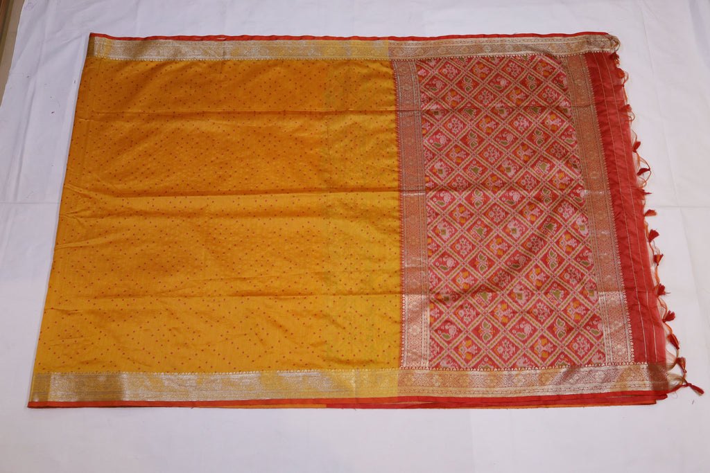 Patola Weave Silk Saree