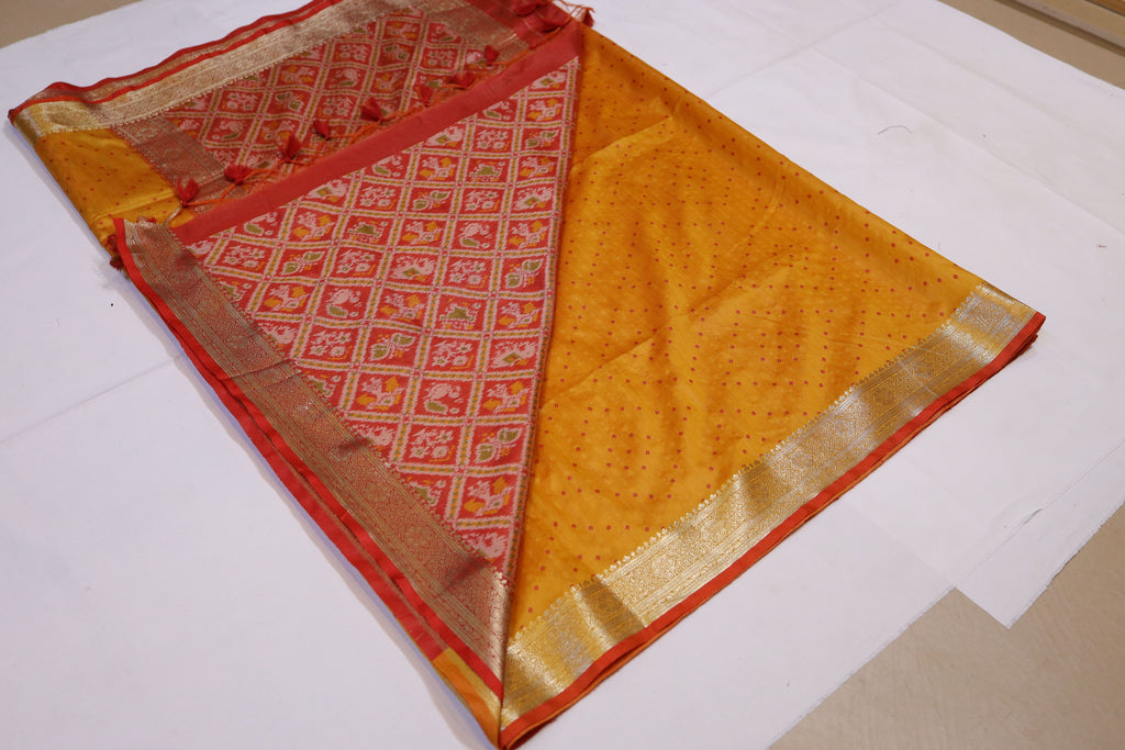 Patola Weave Silk Saree