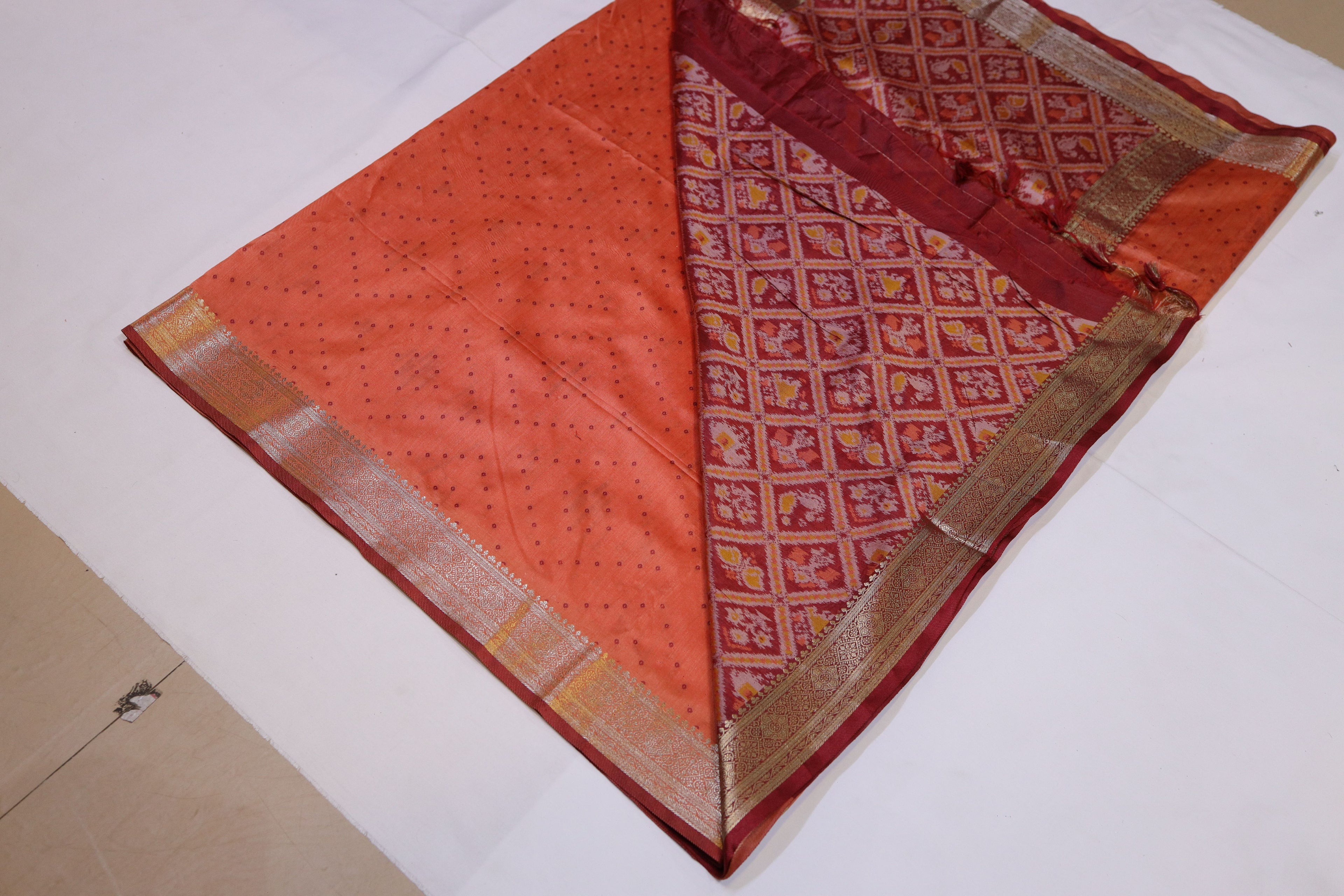 Patola Weave Silk Saree