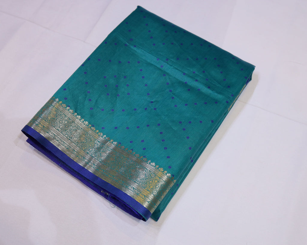 Patola Weave Semi Silk Saree