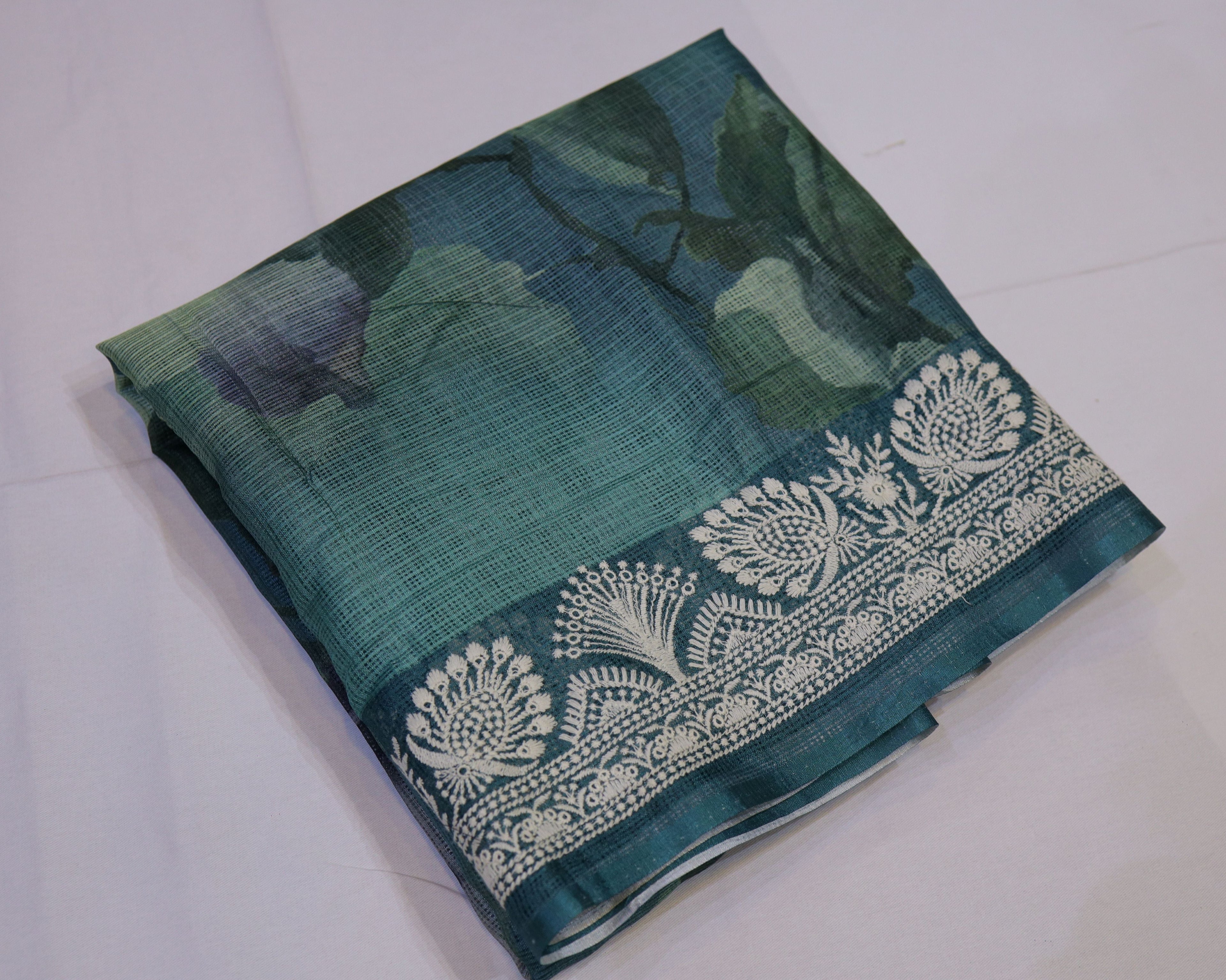 Floral Digital Print Kota Saree