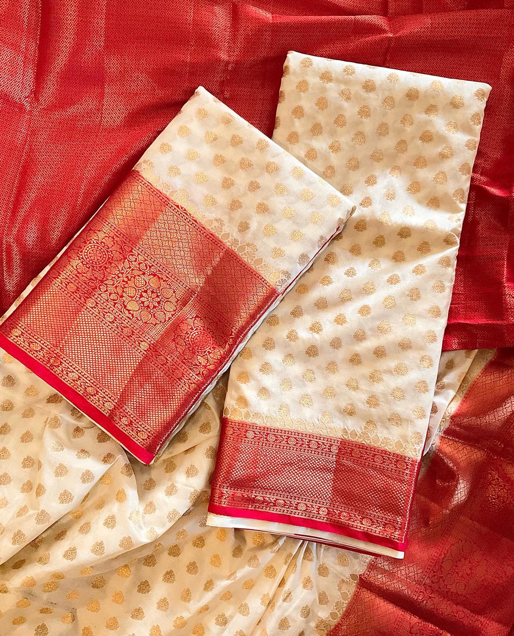 Banarasi Buta Semi Silk | Studio Ribbons