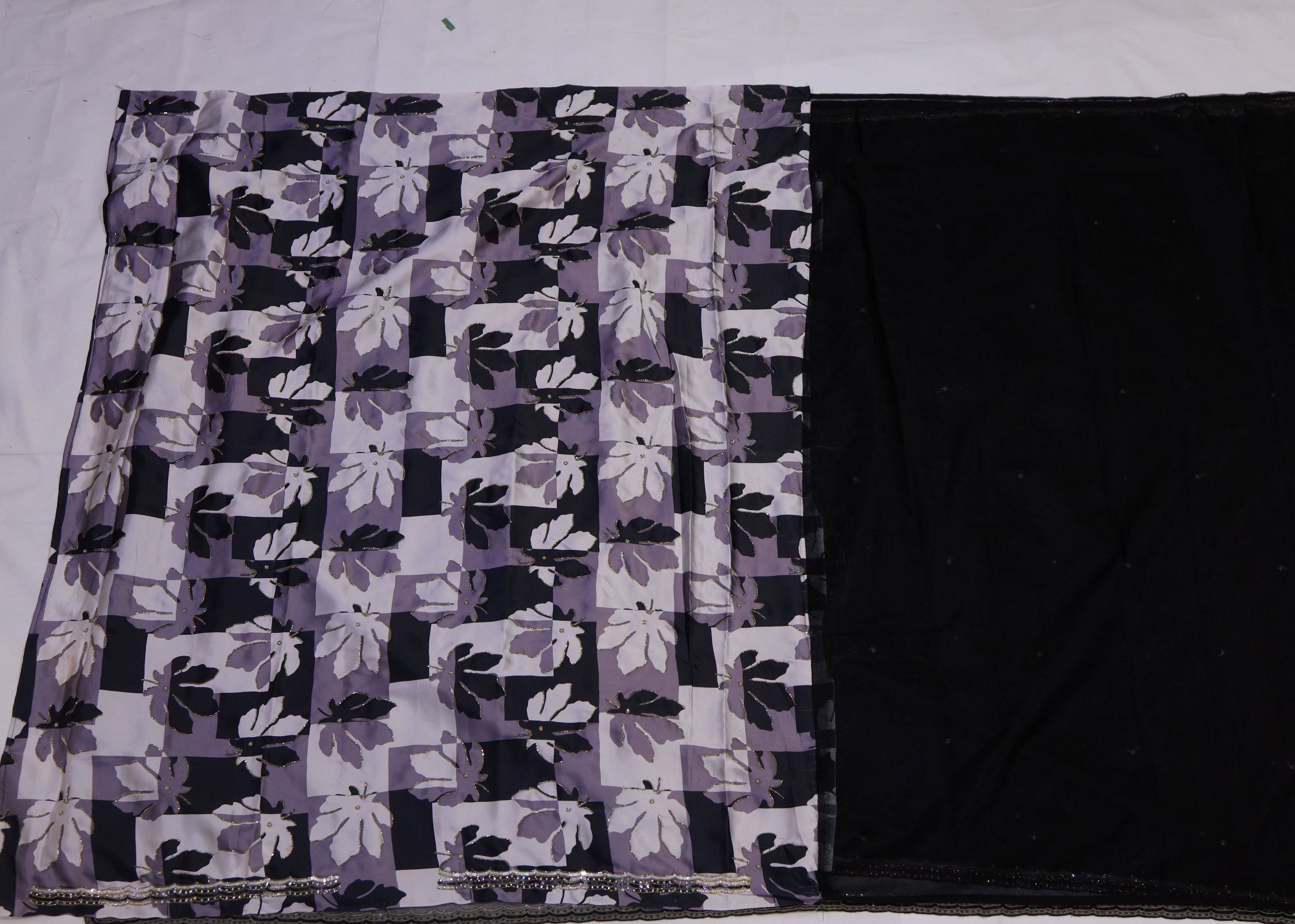 Organza Saree with Digital Print Blouse Piece
