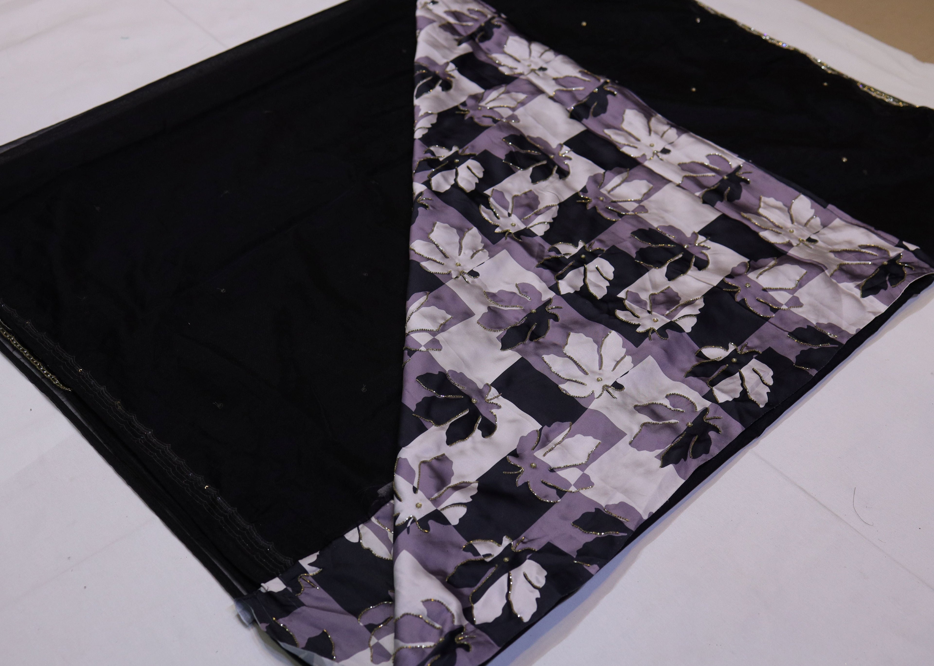 Organza Saree with Digital Print Blouse Piece