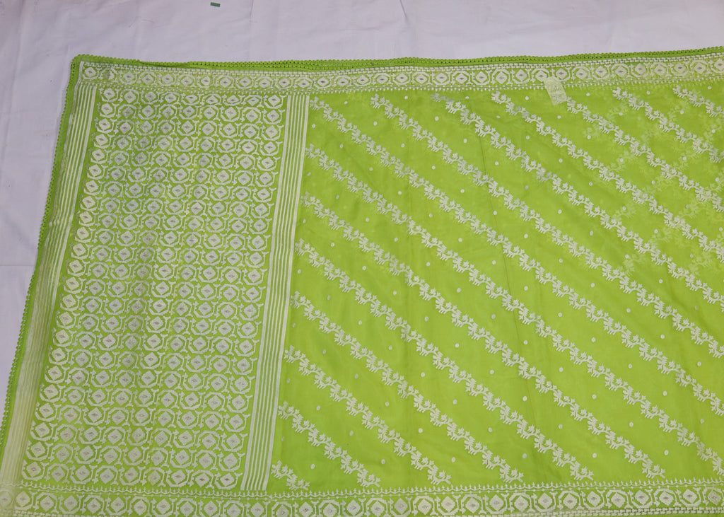Organza Saree with Thread Embroidery