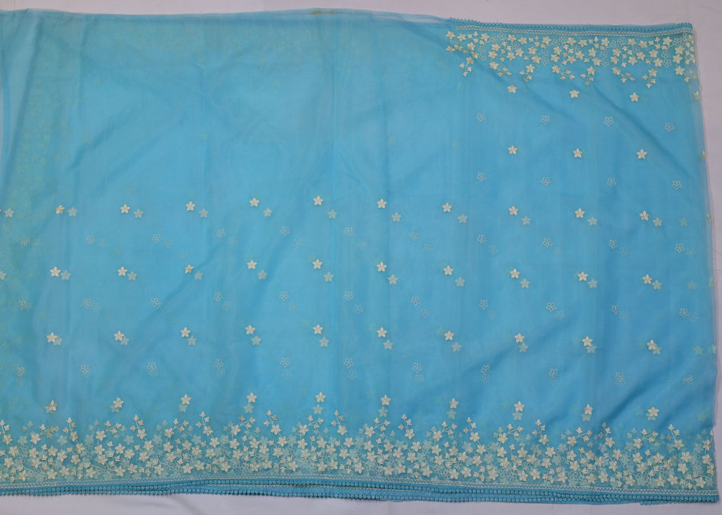 Organza Embroidery Saree