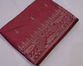 Thread Embroidery Semi Silk Saree