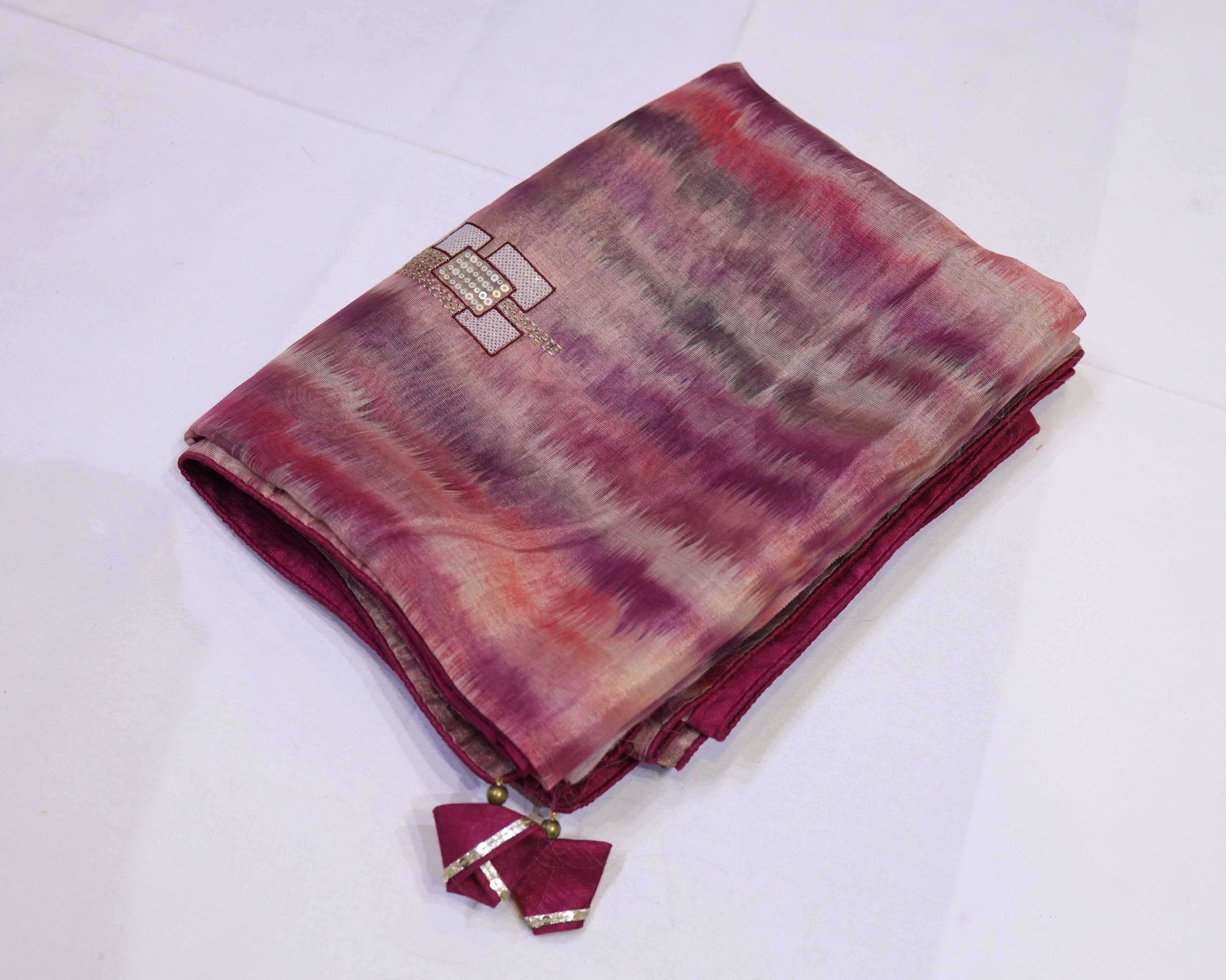 Semi Tissue Saree