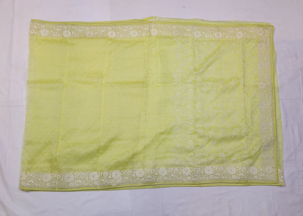 Organza Embroidery Saree