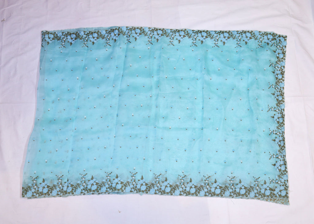Organza Embroidery Saree