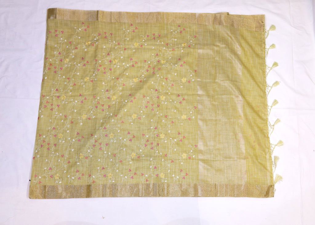 Kota Embroidery Saree