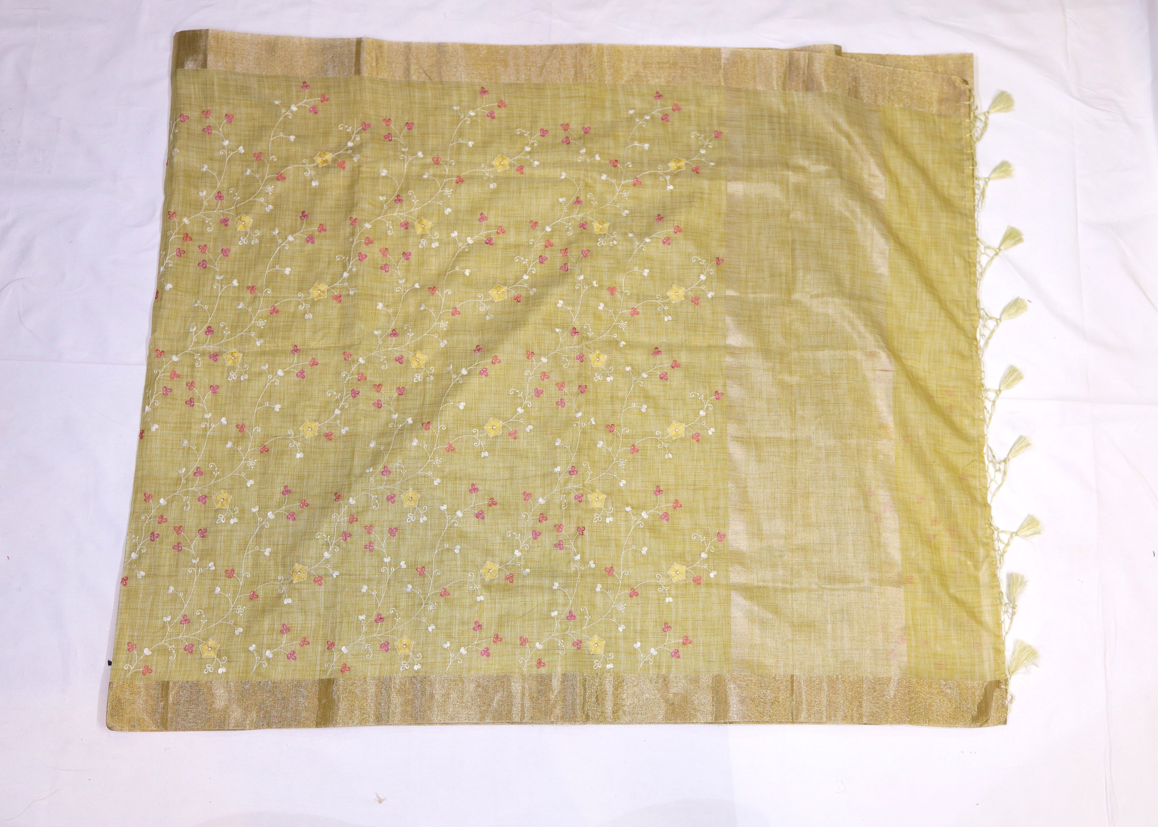Kota Embroidery Saree