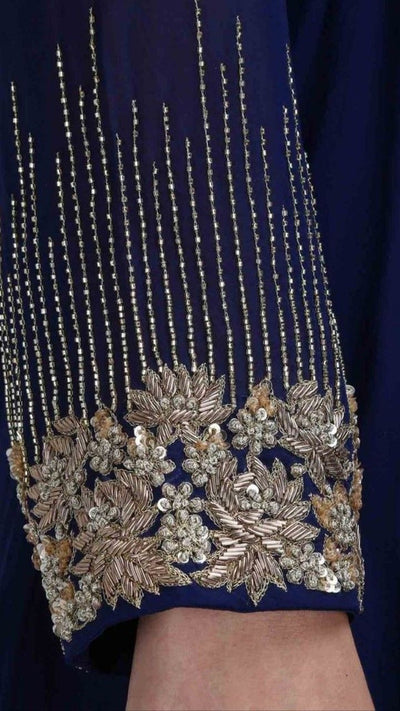 Sequin WorkShiny sequins sewn to add glitz — great for party wear blouses.