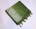Semi Banarasi Saree with Diamond Jaal