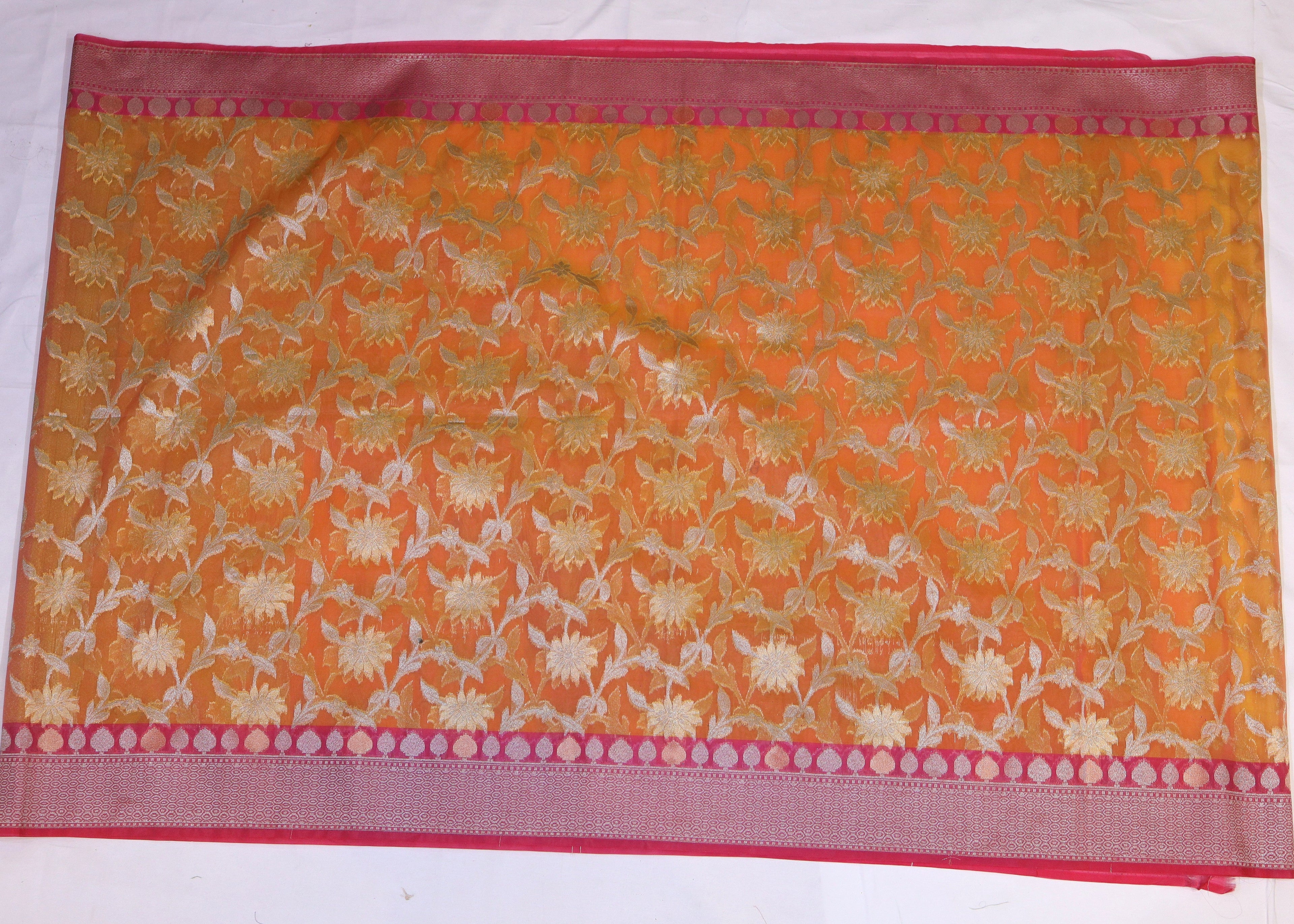 Organza Saree with Banarasi weave