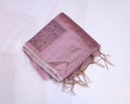 Semi Silk Saree with Square Buttas