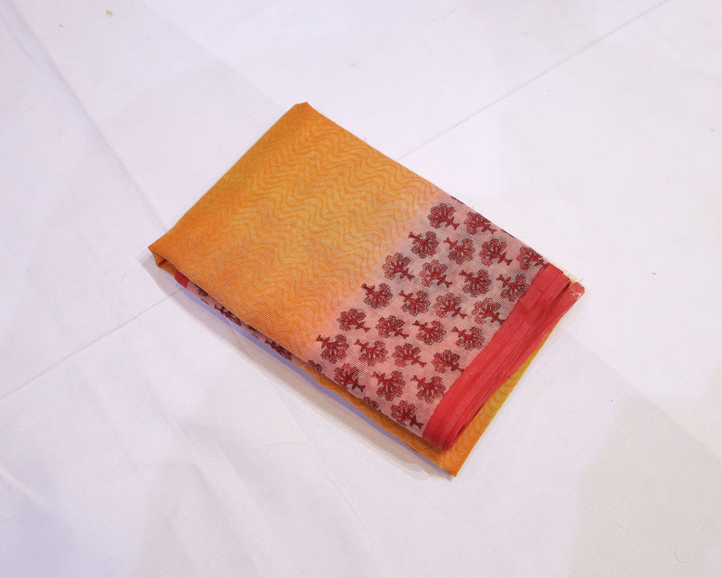 Kota Block Print Saree