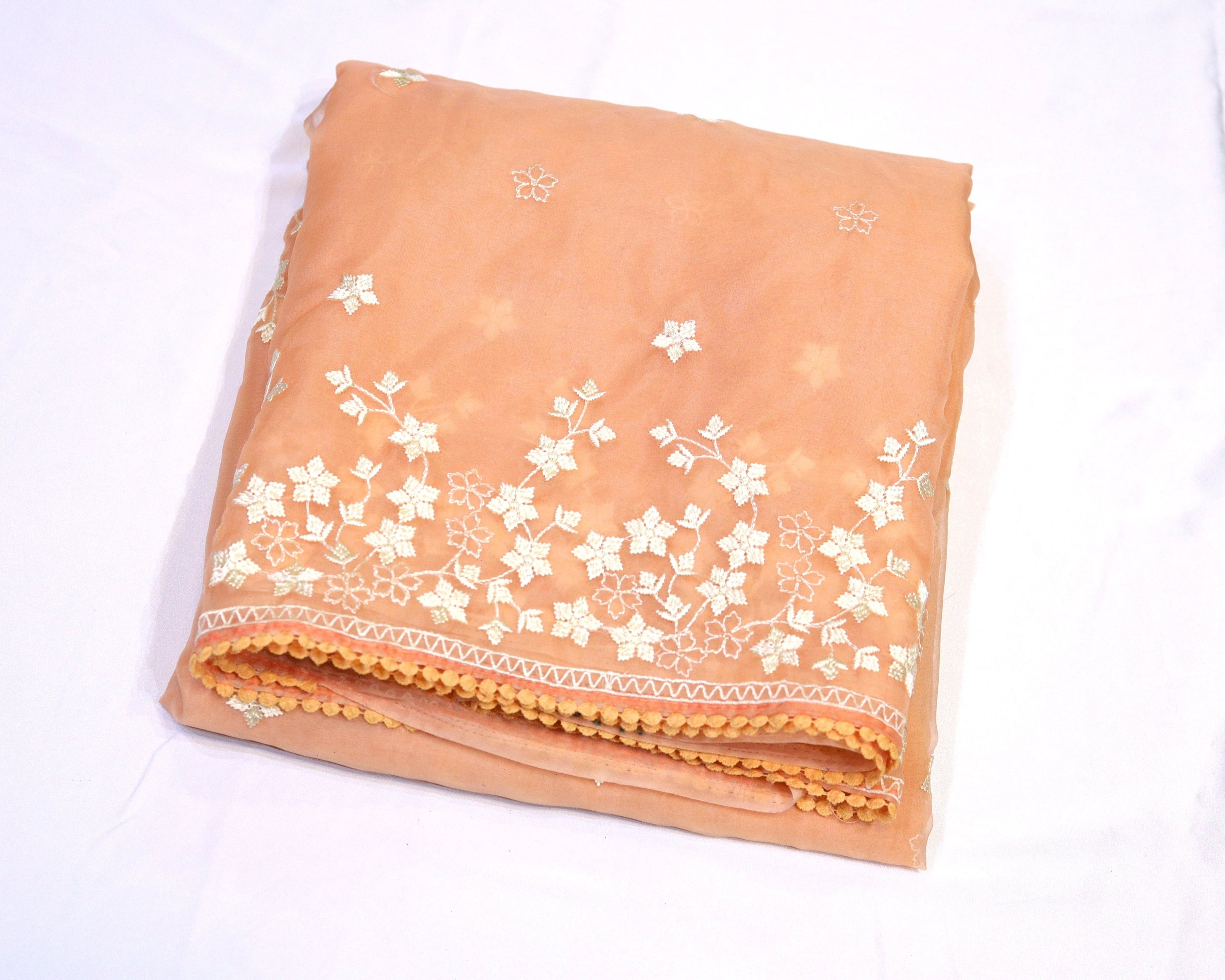 Organza Embroidery Saree