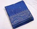 Thread Embroidery Semi Silk Saree