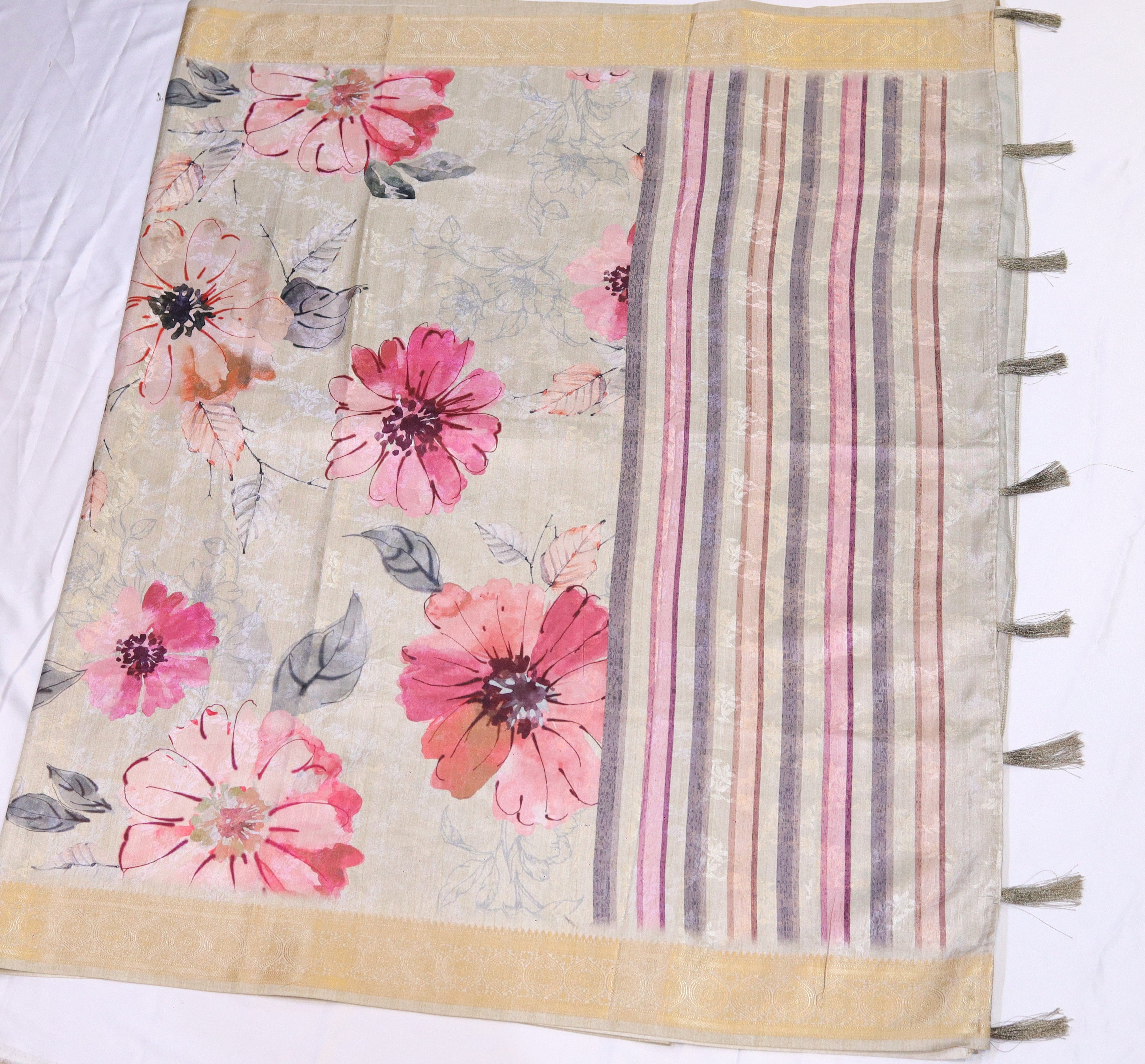 Floral Digital Print Saree