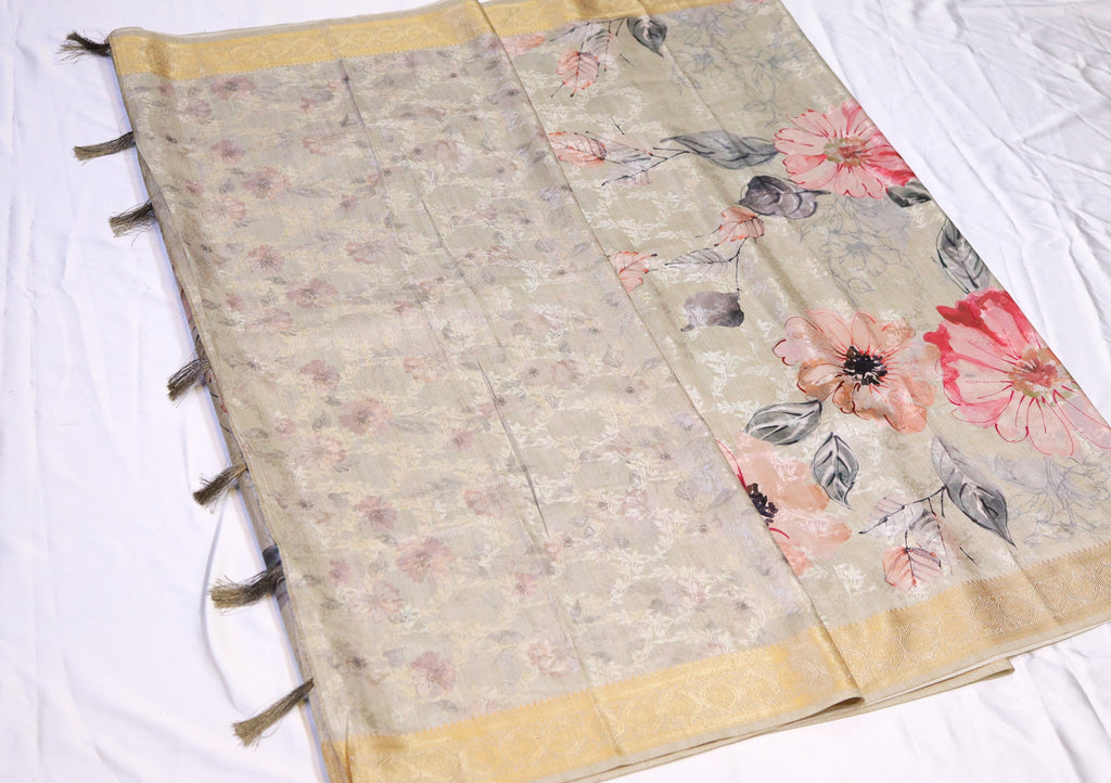 Floral Digital Print Saree