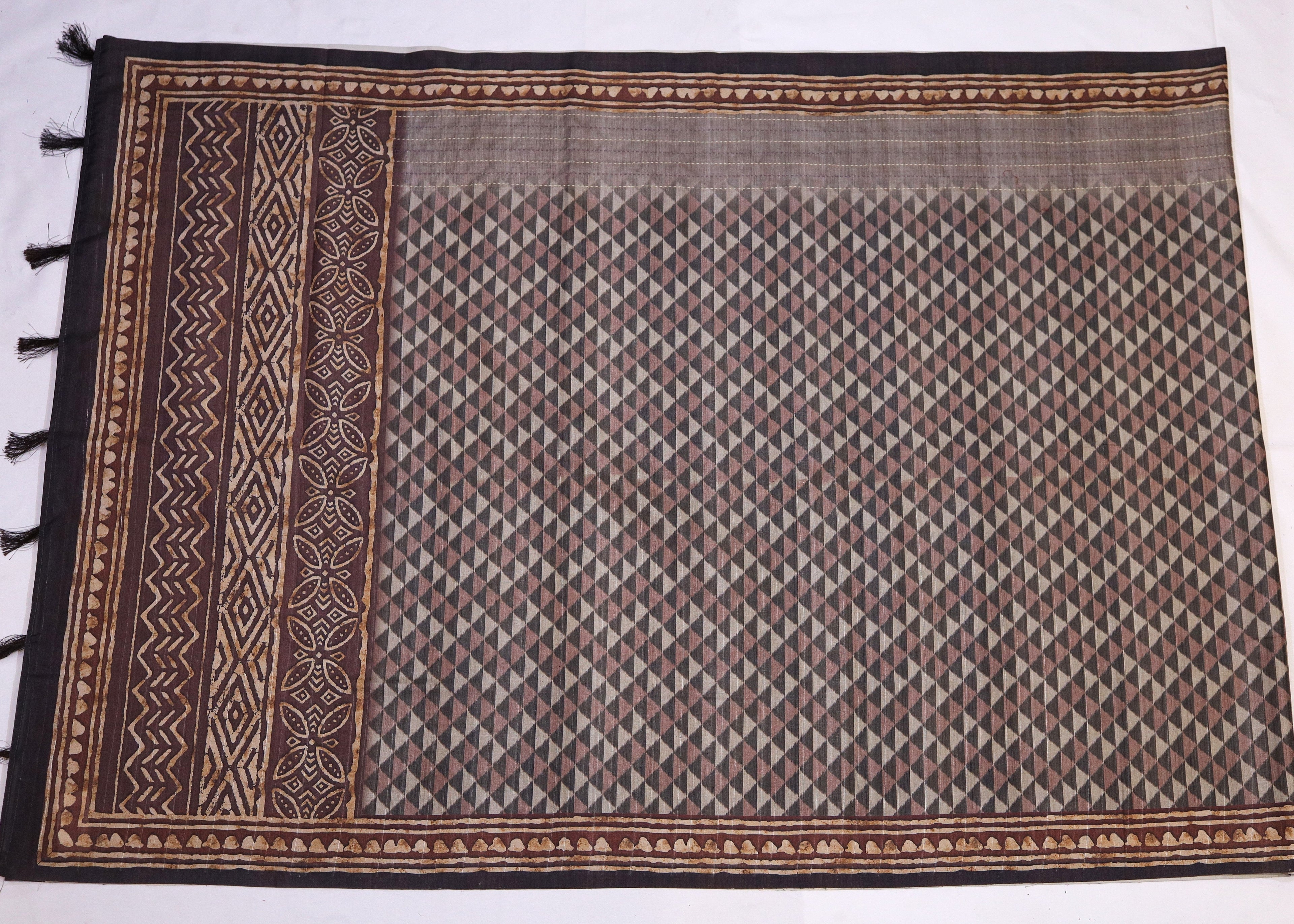Kantha Work Saree