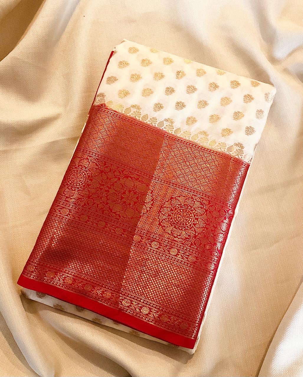 Banarasi Buta Semi Silk | Studio Ribbons
