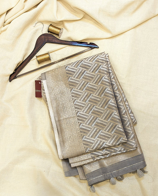 Party Wear Semi Silk Saree