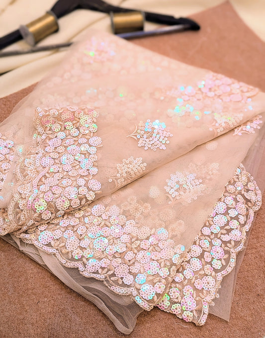 Party Wear Net Saree