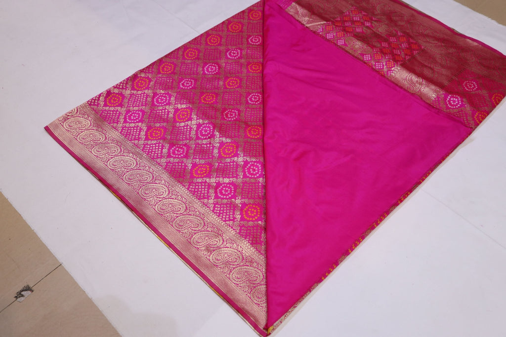 Bandhini Print Saree - Studio Ribbons