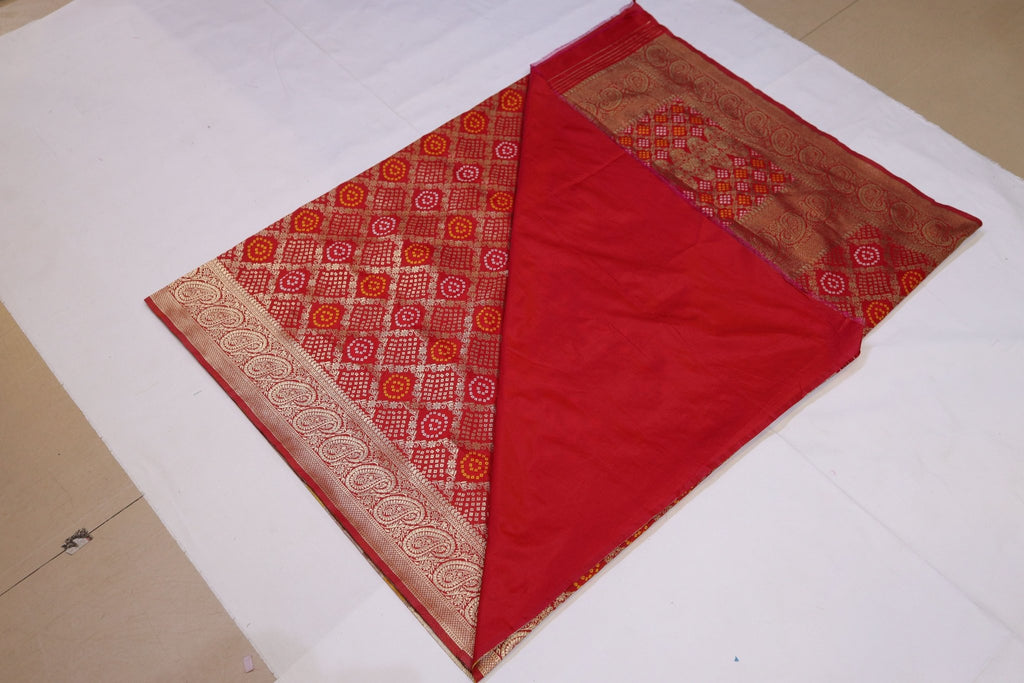 Bandhini Print Saree - Studio Ribbons