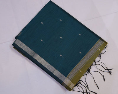 Chanderi Cotton Saree - Studio Ribbons