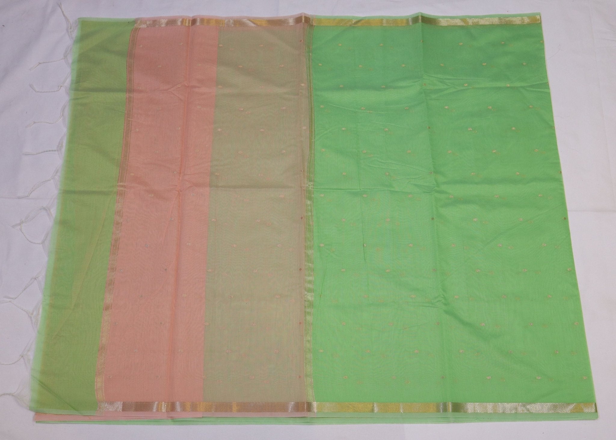 Chanderi Cotton Saree - Studio Ribbons
