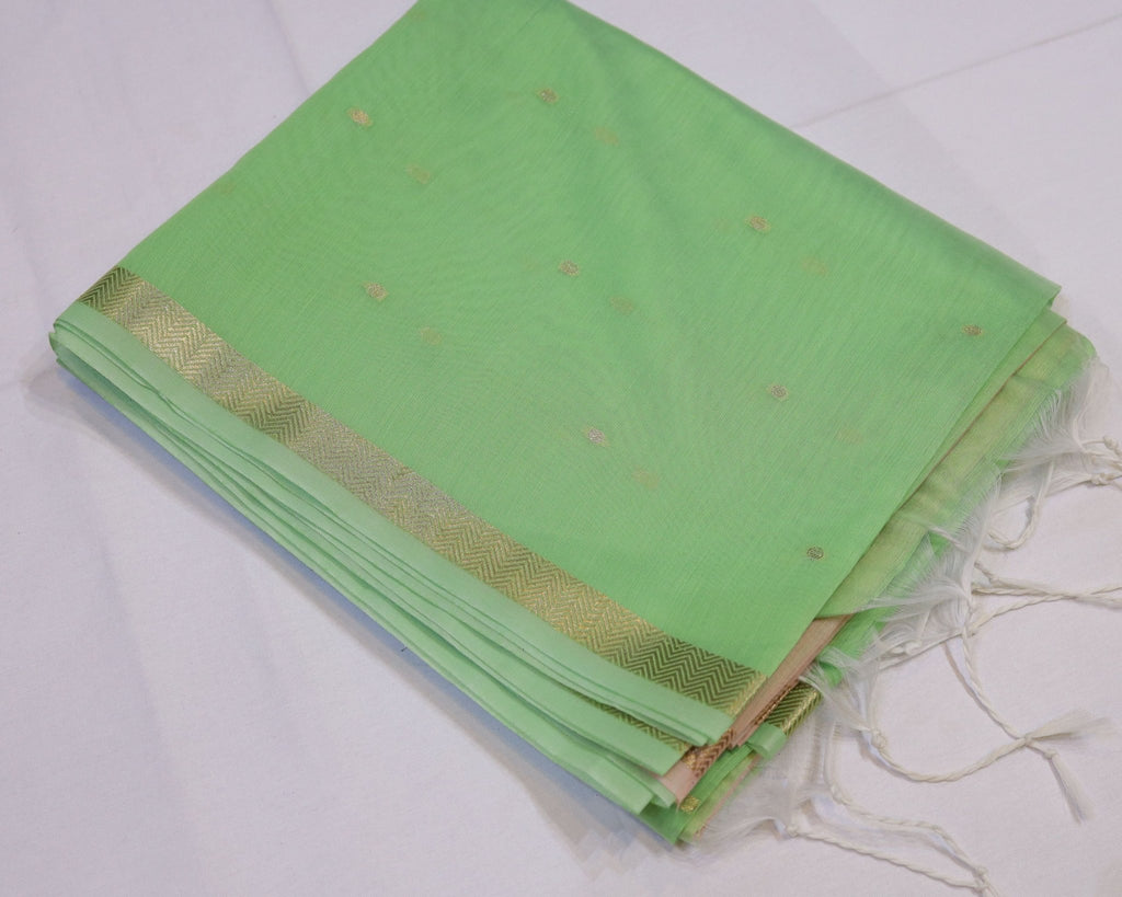 Chanderi Cotton Saree - Studio Ribbons
