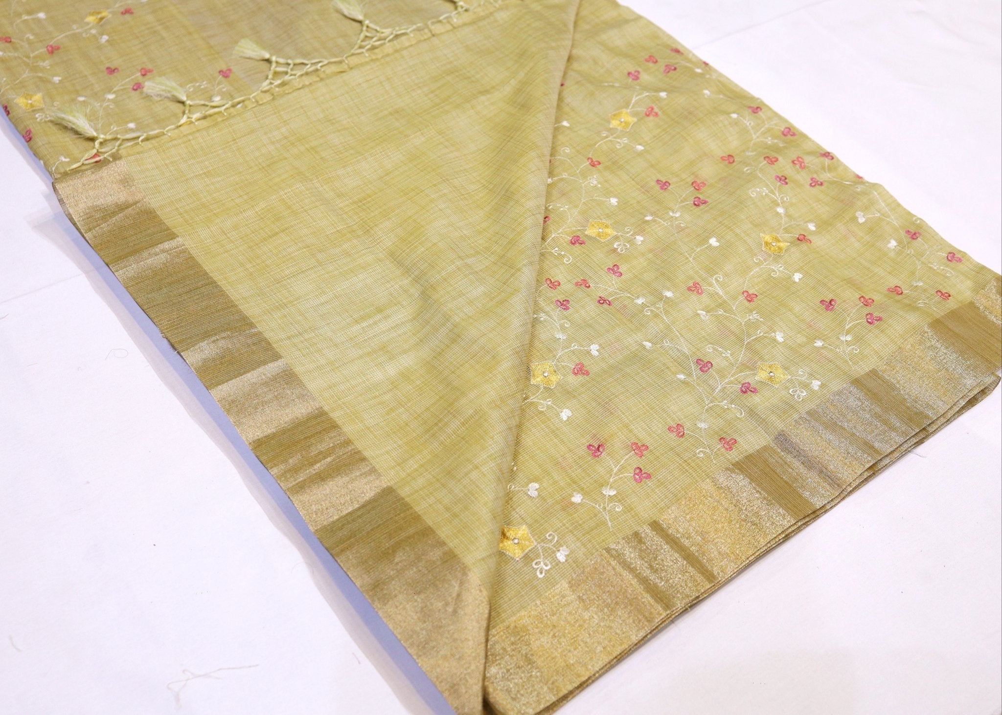 Kota Embroidery Saree - Studio Ribbons
