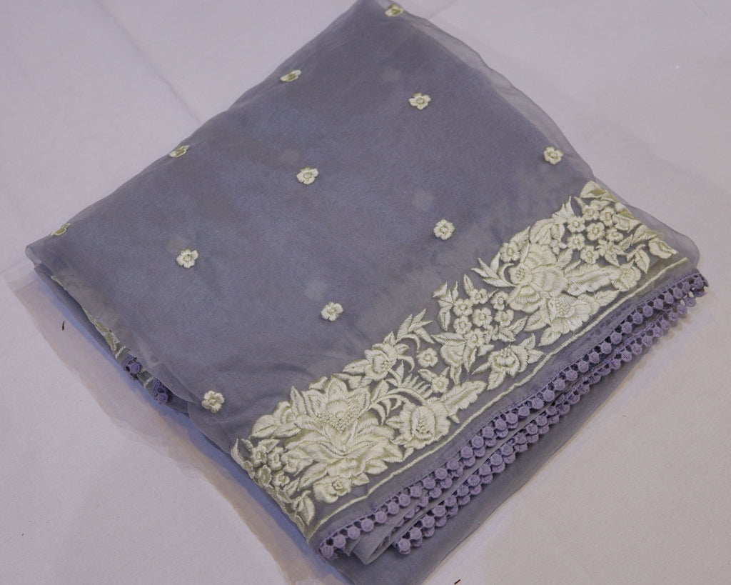 Organza Embroidery Saree - Studio Ribbons