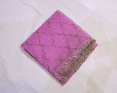 Organza Saree with Cut Bead Work - Studio Ribbons