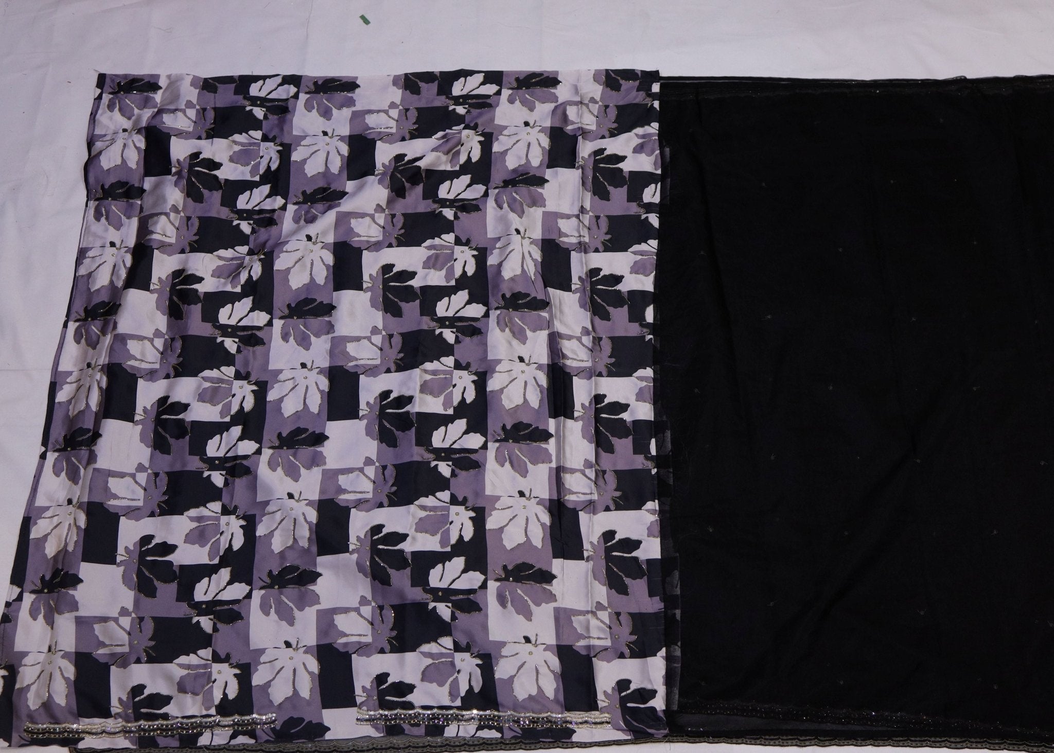 Organza Saree with Digital Print Blouse Piece - Studio Ribbons