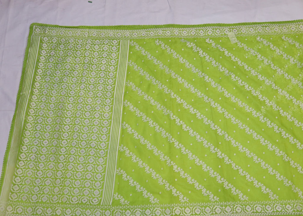 Organza Saree with Thread Embroidery - Studio Ribbons