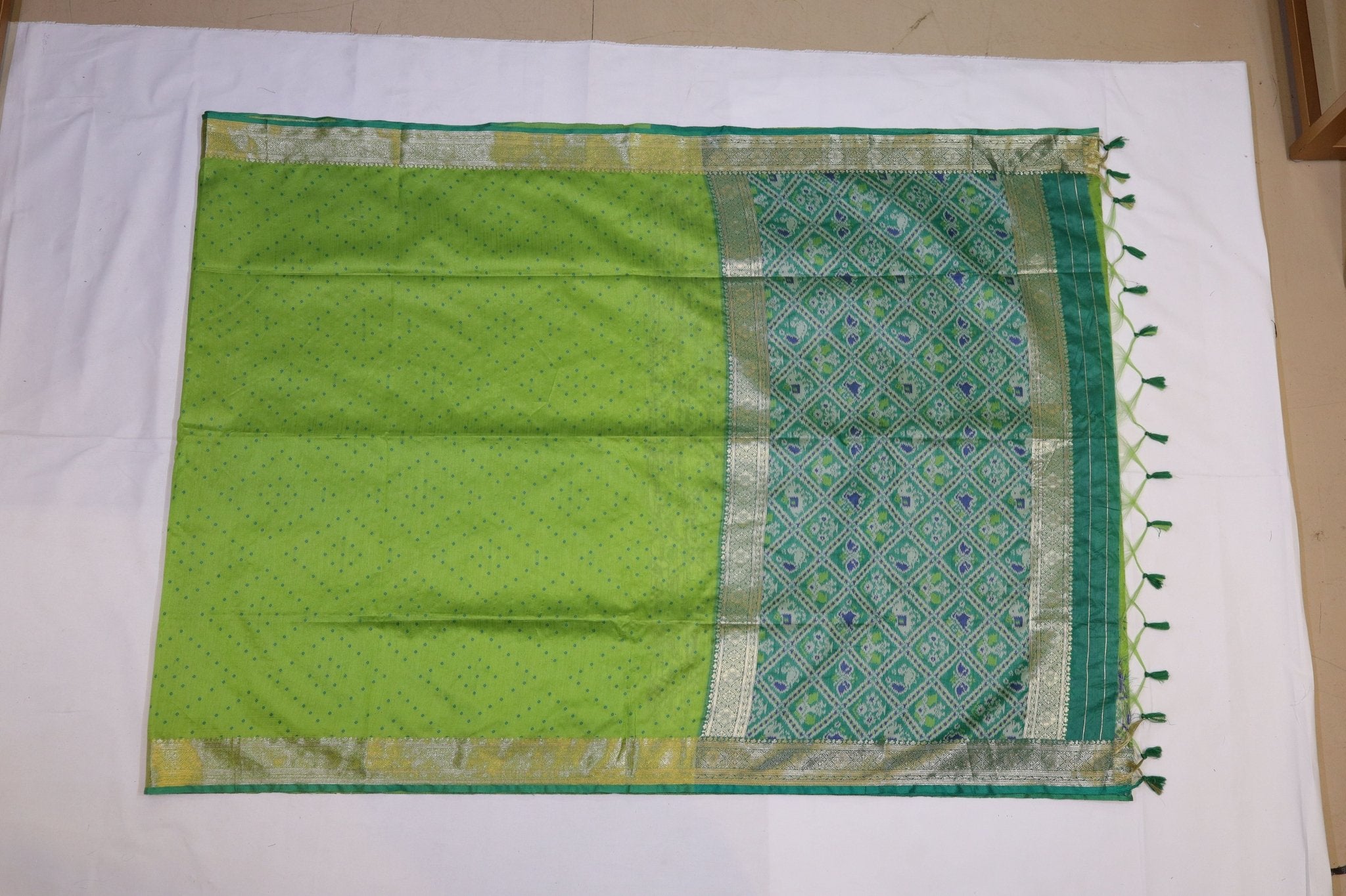 Patola Weave Silk Saree - Studio Ribbons