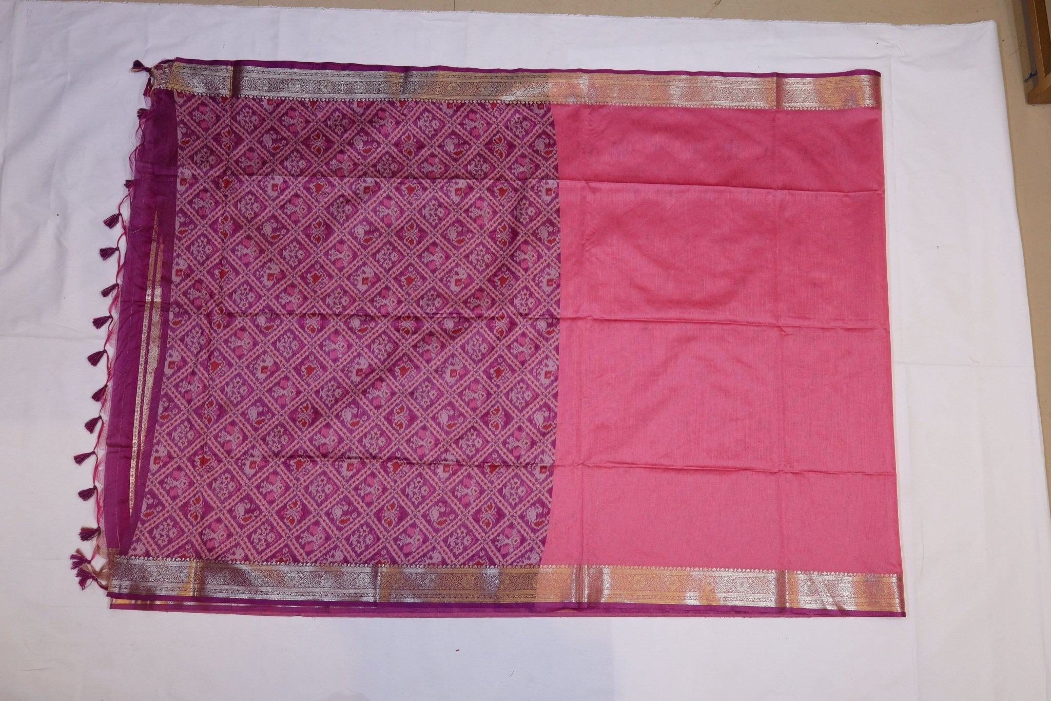 Patola Weave Silk Saree - Studio Ribbons