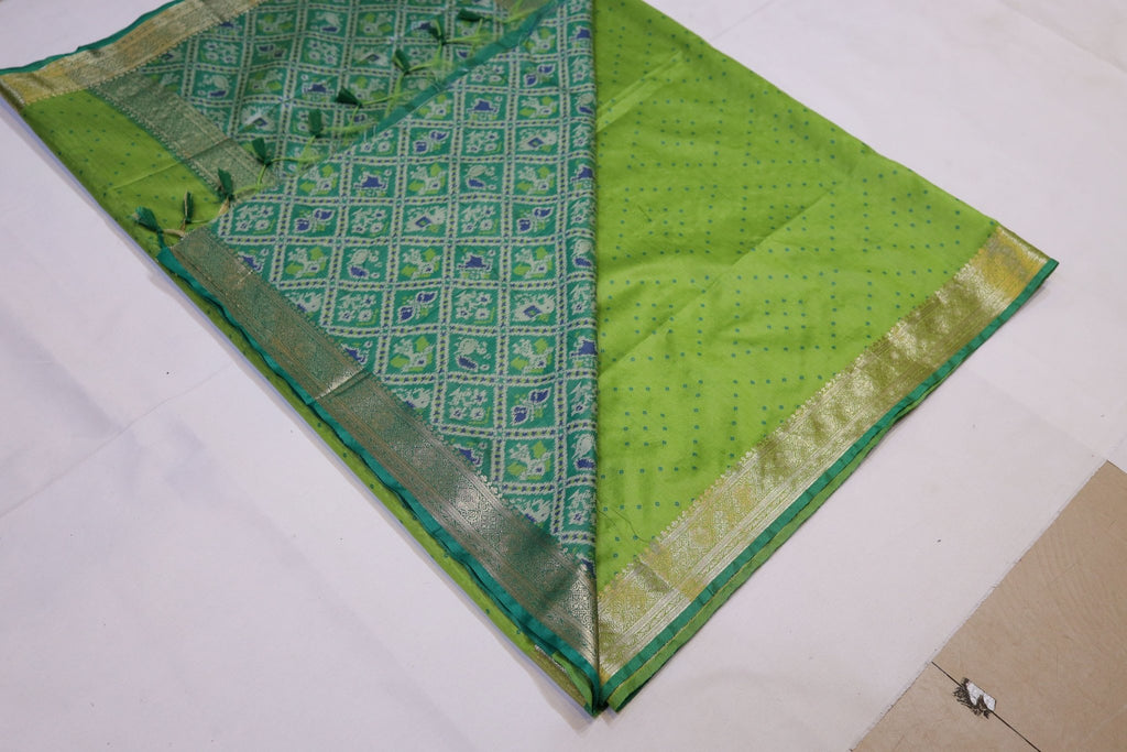 Patola Weave Silk Saree - Studio Ribbons