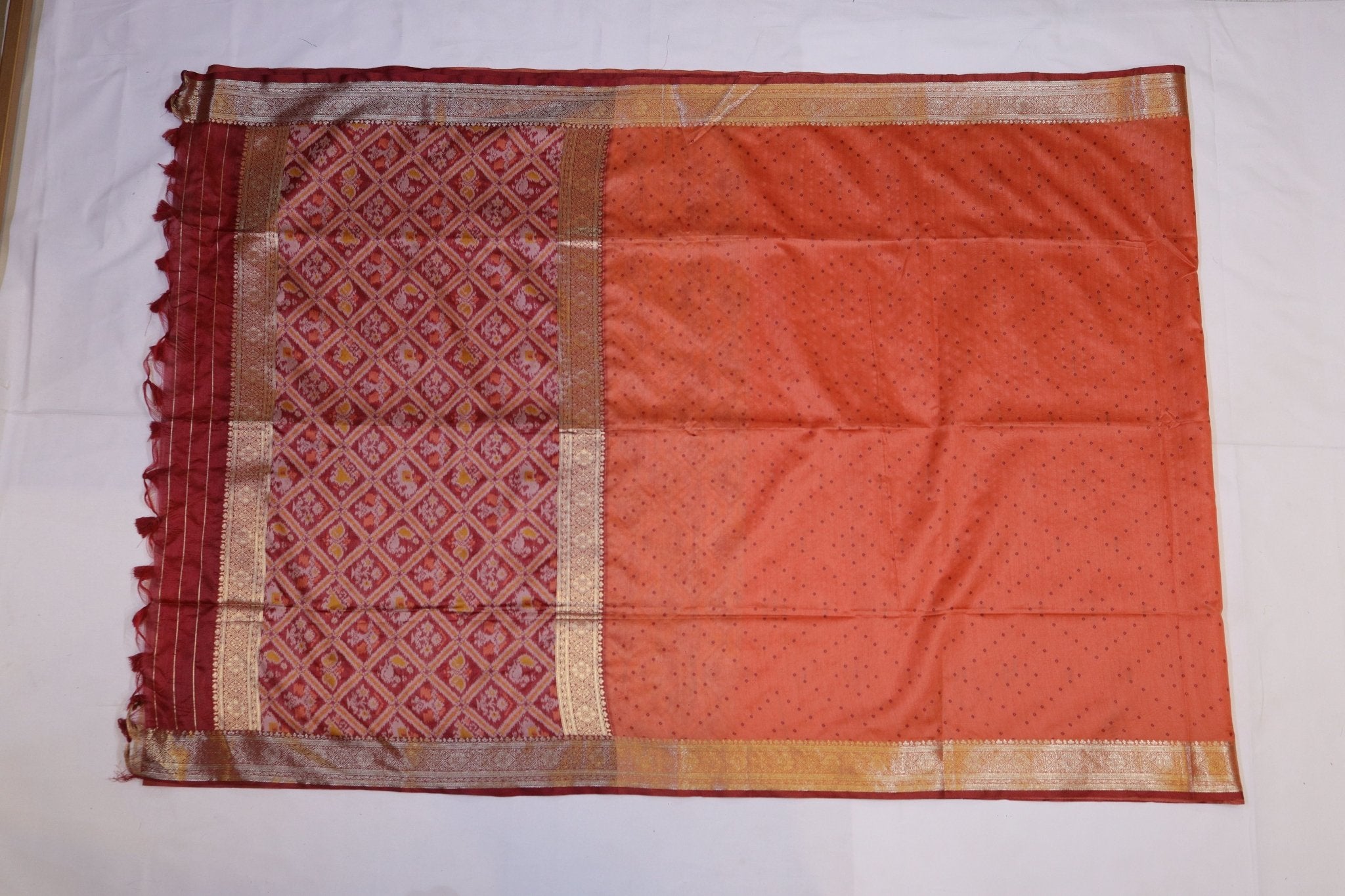 Patola Weave Silk Saree - Studio Ribbons