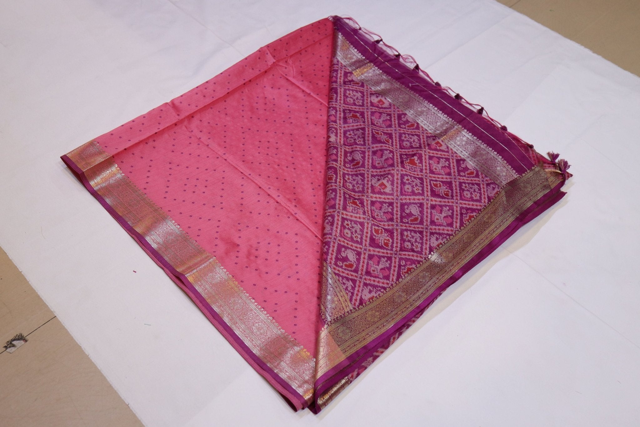 Patola Weave Silk Saree - Studio Ribbons