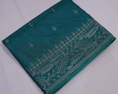 Thread Embroidery Semi Silk Saree - Studio Ribbons