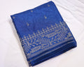 Thread Embroidery Semi Silk Saree - Studio Ribbons