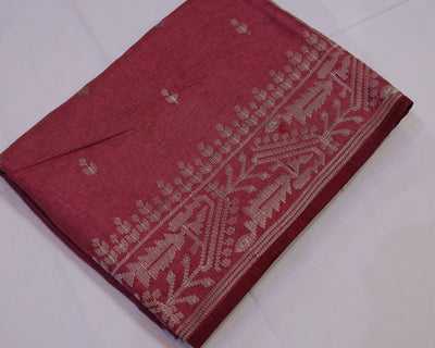 Thread Embroidery Semi Silk Saree - Studio Ribbons